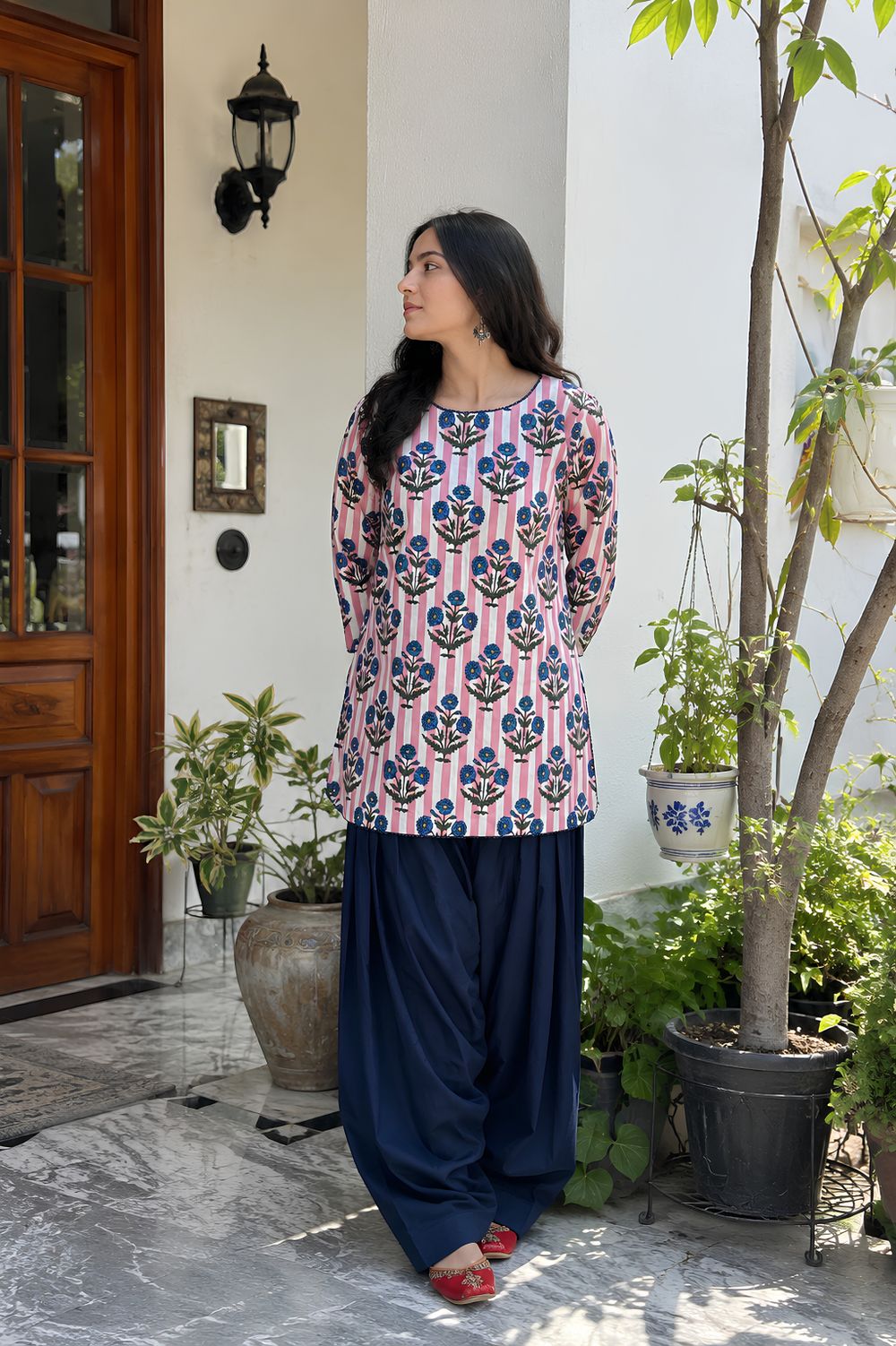 Blush Bloom Kurta