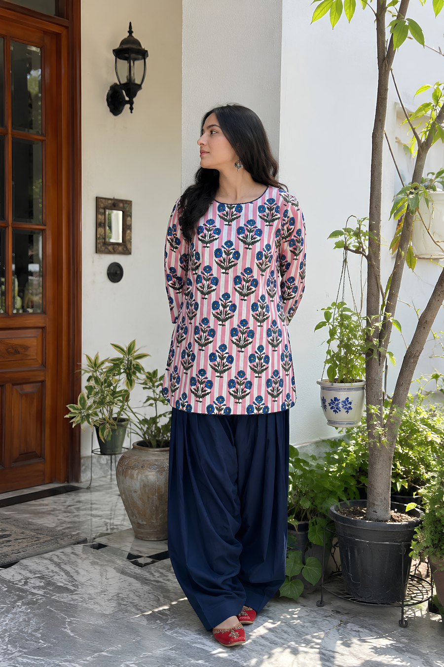 Blush Bloom Kurta
