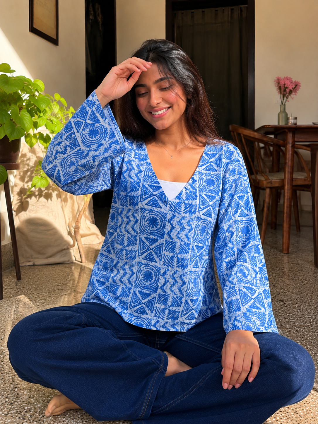 Blue Breeze Kurta