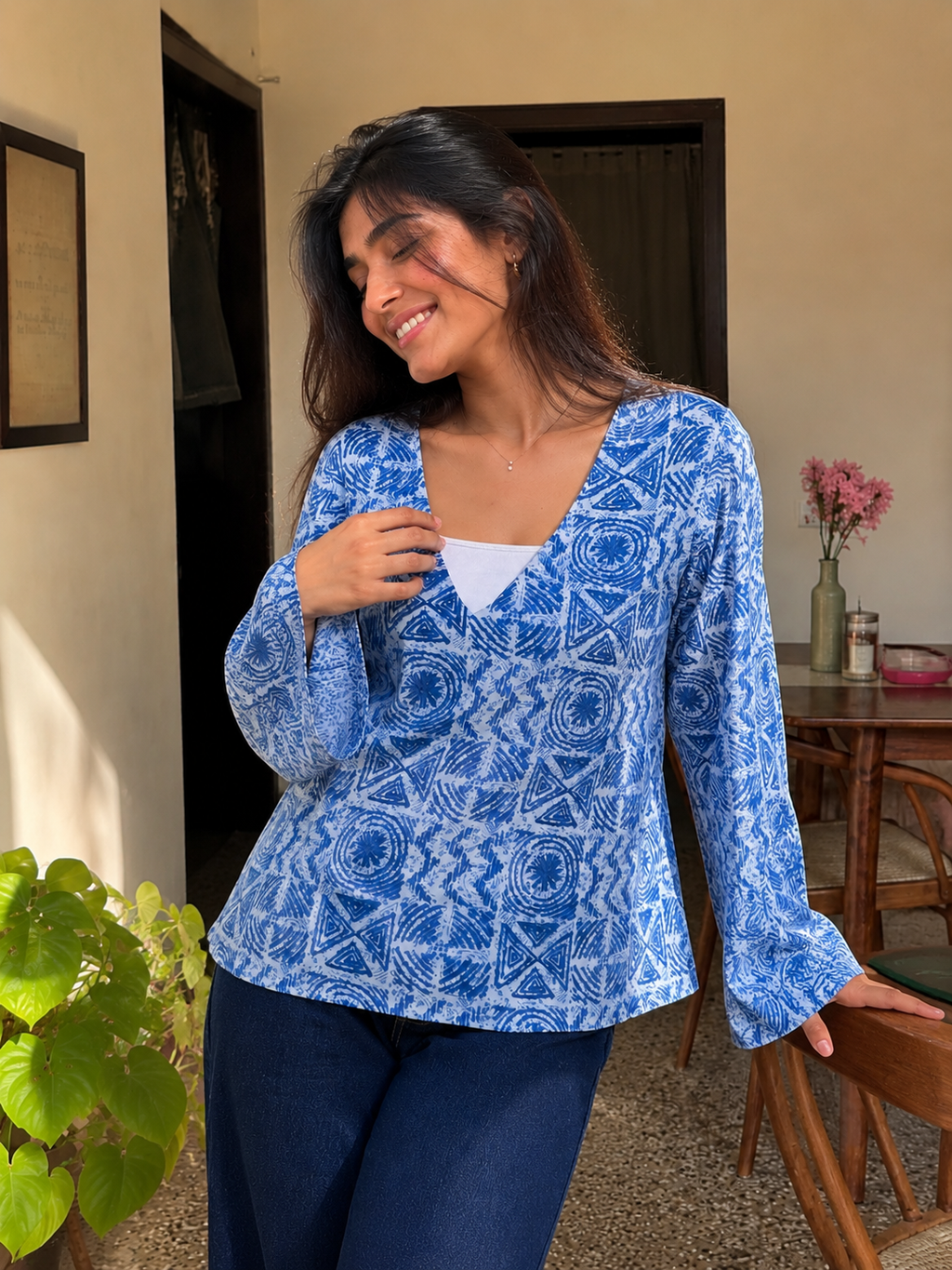 Blue Breeze Kurta