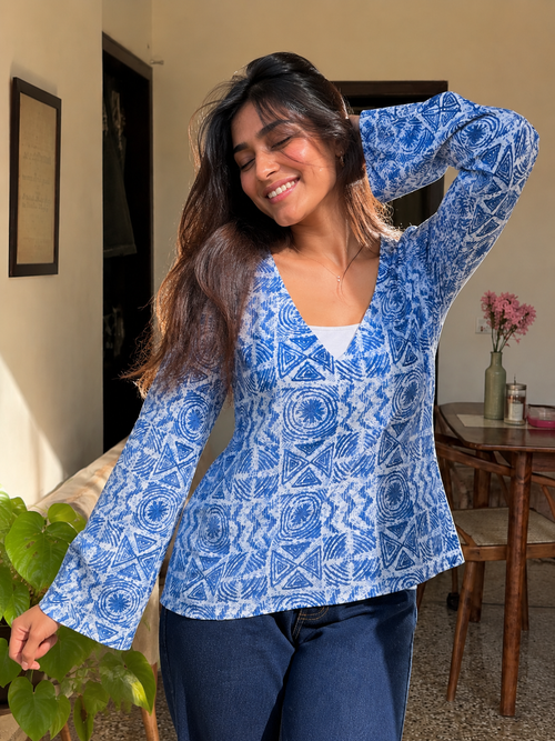 Blue Breeze Kurta