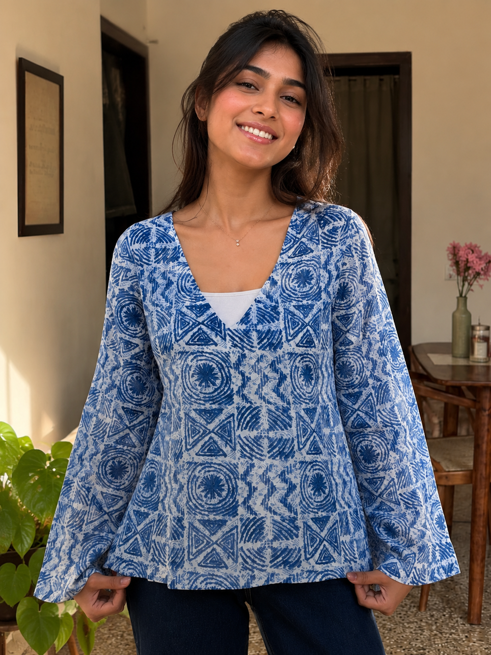 Blue Breeze Kurta