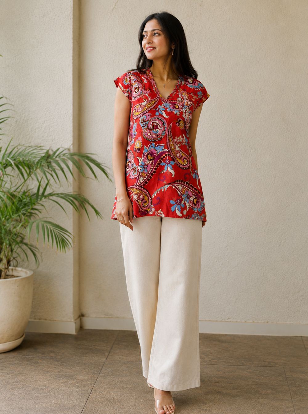 Red Muse Kurta